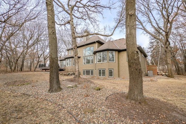 view of back of property