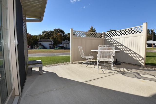 view of patio