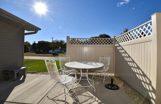 view of patio / terrace