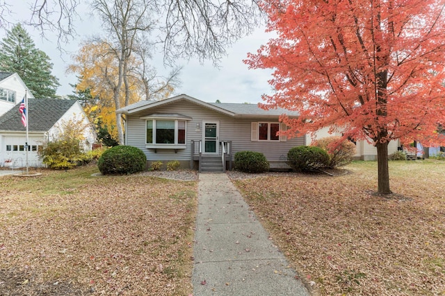 view of front of property