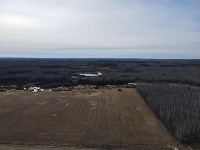 aerial view featuring a rural view