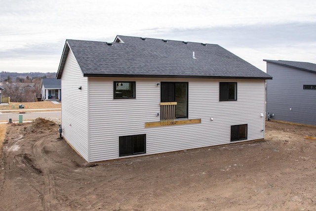 view of rear view of property