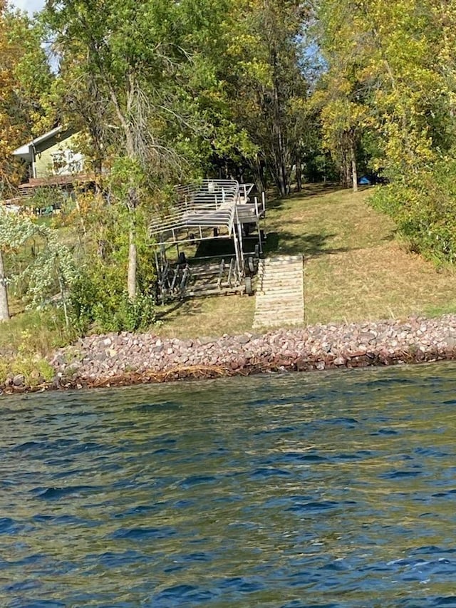 view of water feature