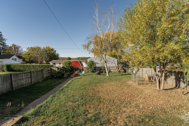 view of yard