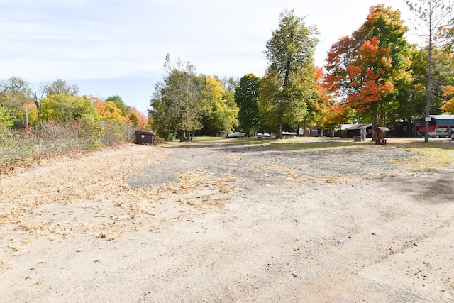 view of road