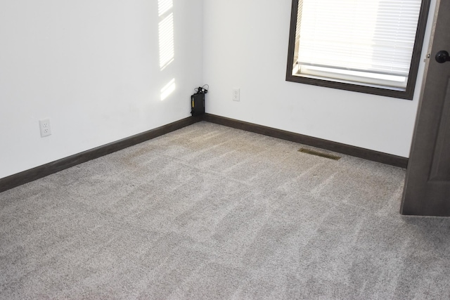 carpeted spare room with a wealth of natural light