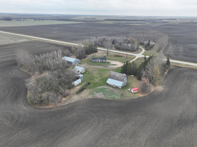 drone / aerial view featuring a rural view