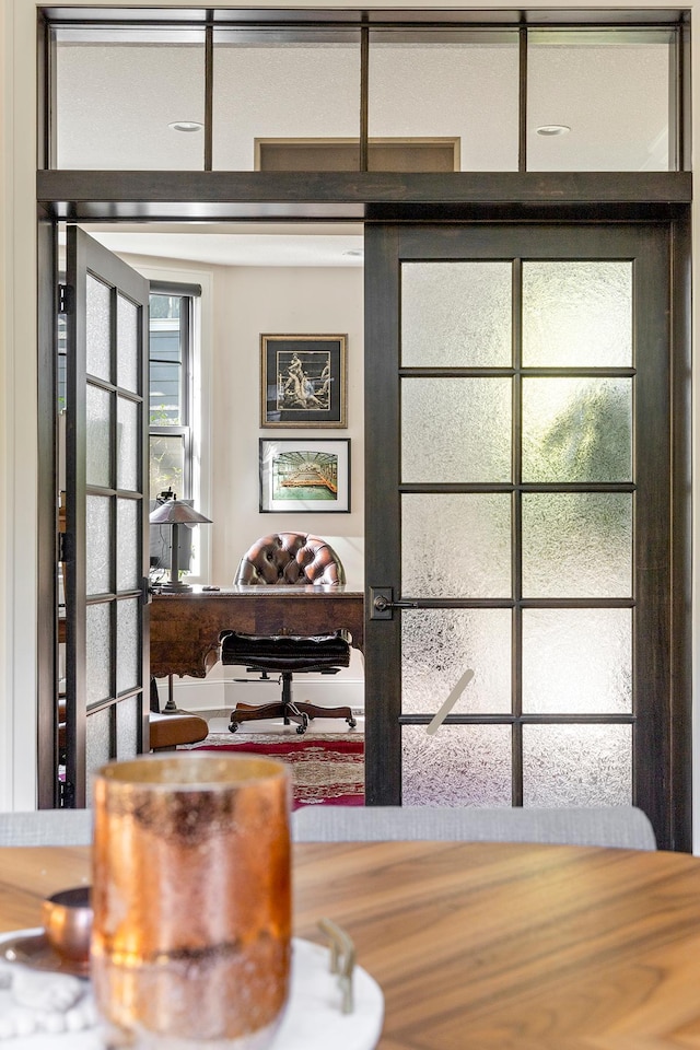 details with french doors