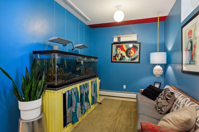 1920 Pillsbury Ave S, Minneapolis, MN 55403 - sitting room featuring a baseboard radiator