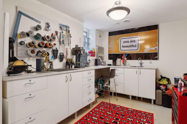 1920 Pillsbury Ave S, Minneapolis, MN 55403 - bar featuring a sink and built in study area