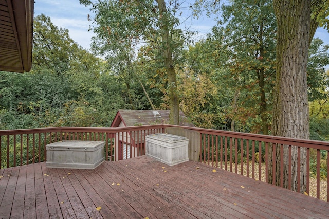 view of deck