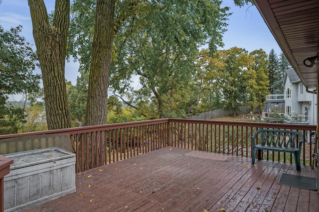 view of deck