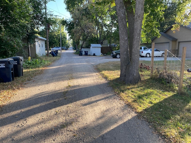 view of street