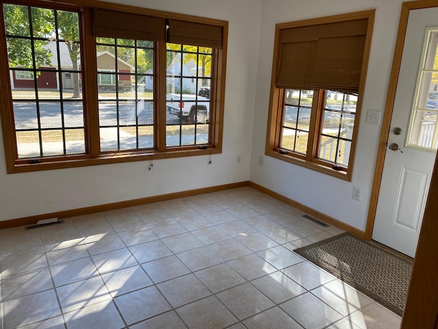 interior space with a wealth of natural light