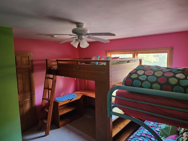 bedroom with a ceiling fan