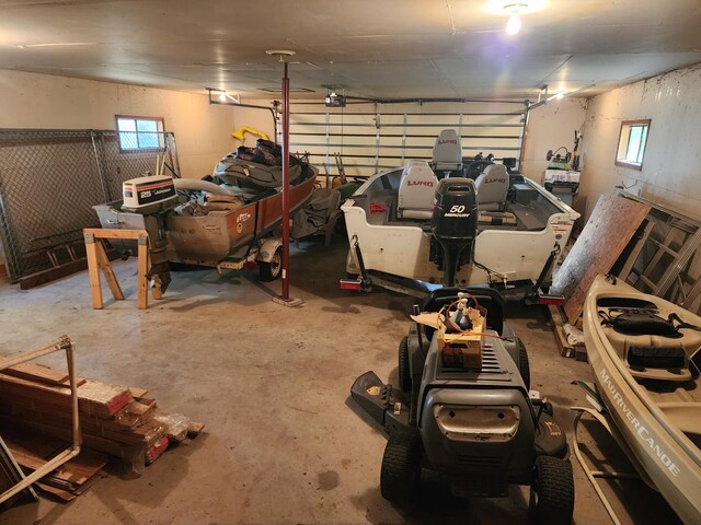 50331 Haven Dr, Leaf Lake Twp, MN 56551 - garage featuring a garage door opener