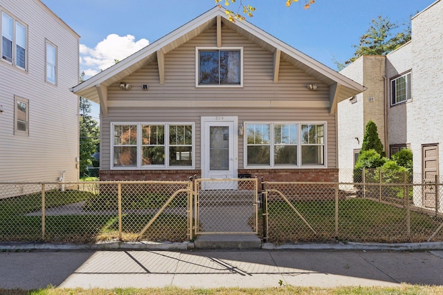 view of front of property