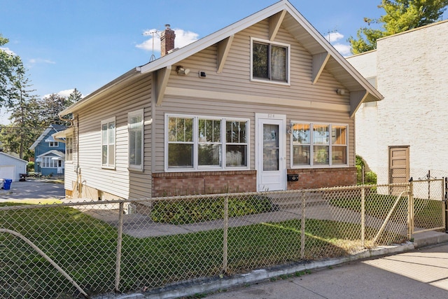 view of front of property