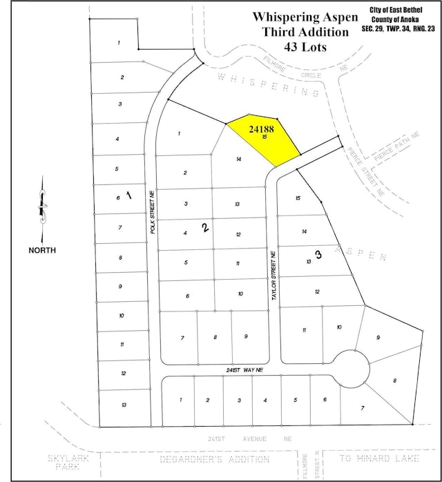 24188 Taylor St NE, East Bethel MN, 55005 land for sale