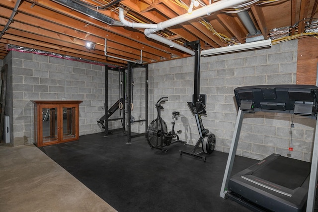 view of exercise room