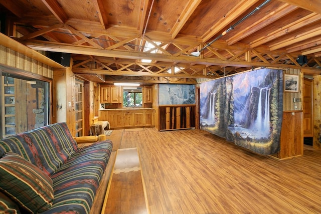 interior space with light wood-style flooring