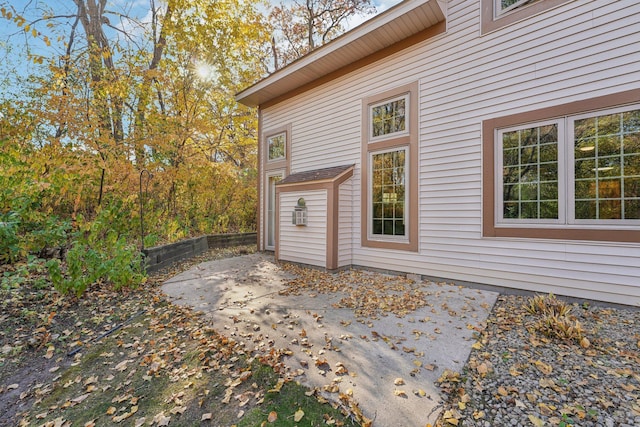 exterior space featuring a patio area