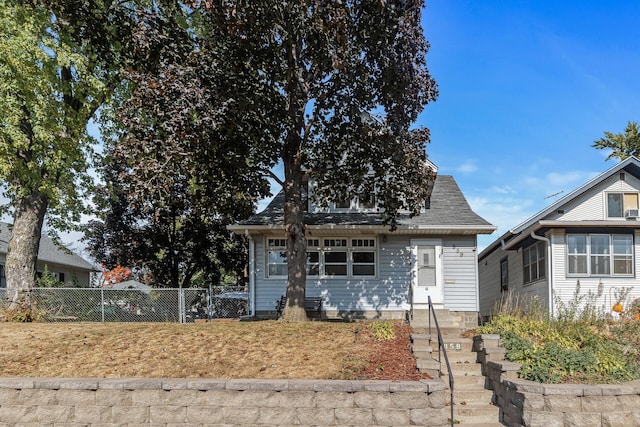 view of front of home