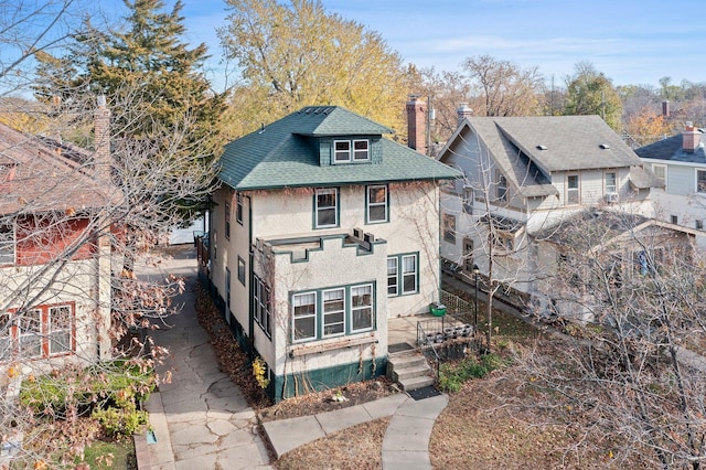 view of rear view of property