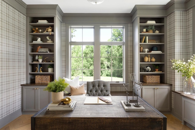 interior space featuring light hardwood / wood-style flooring