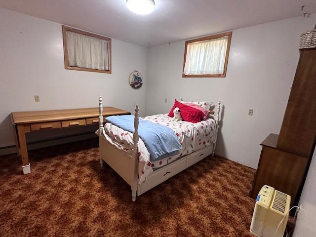 bedroom featuring carpet floors