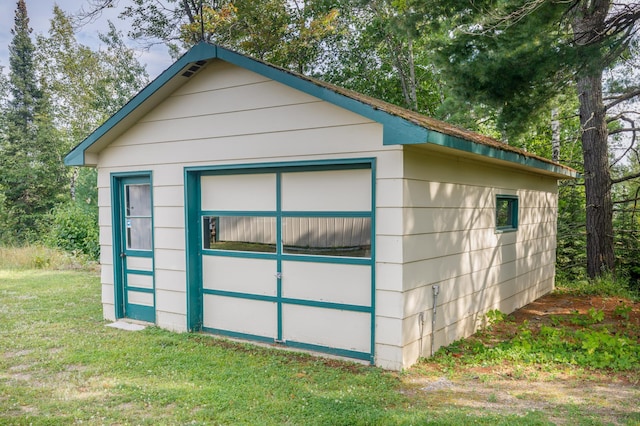 view of outbuilding with an outdoor structure
