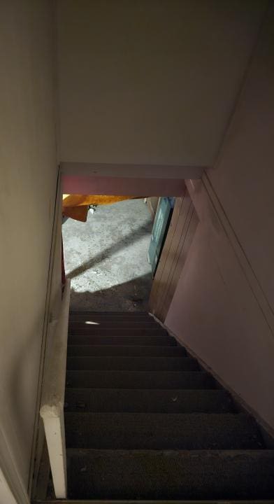 view of stairway