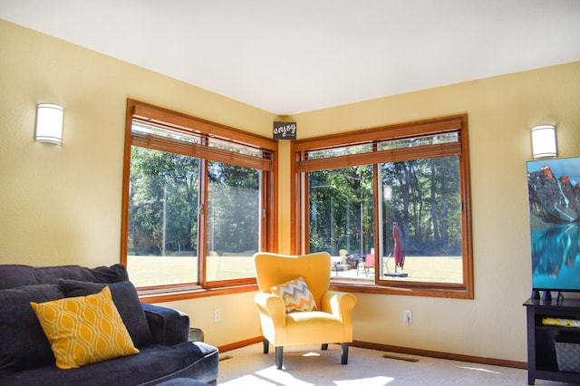 interior space with a wealth of natural light