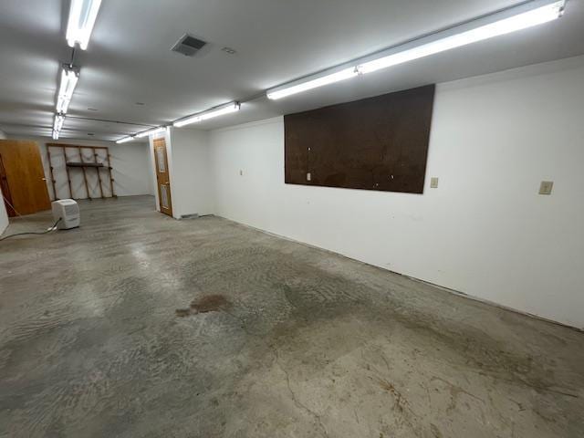 view of basement