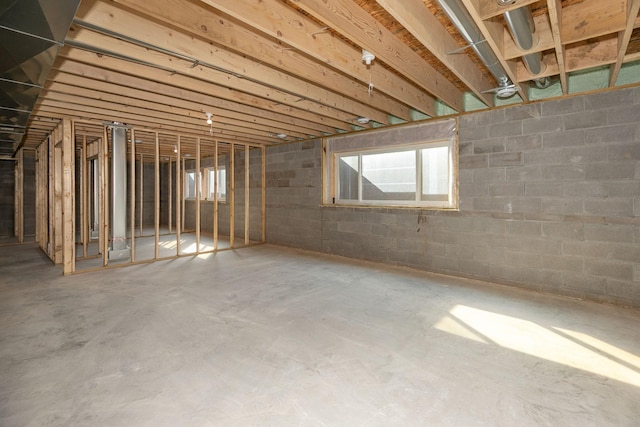 1309 18th St NE, Austin, MN 55912 - below grade area with concrete block wall