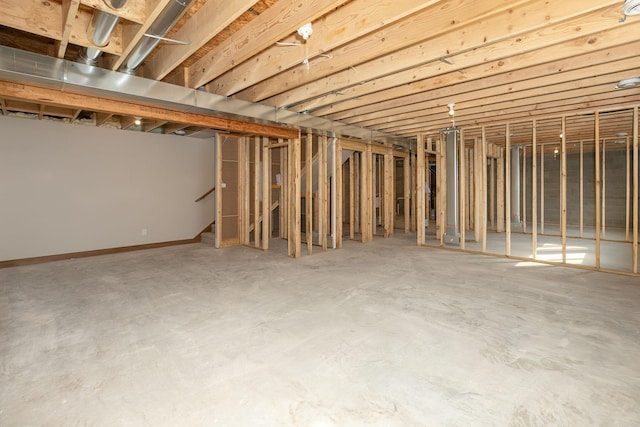 1309 18th St NE, Austin, MN 55912 - unfinished basement featuring stairway