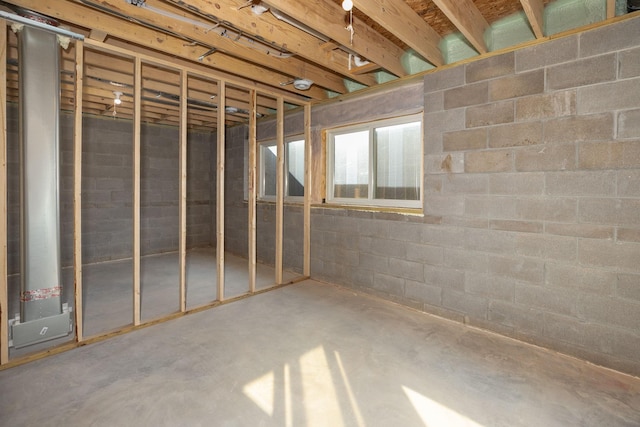 1309 18th St NE, Austin, MN 55912 - basement with concrete block wall