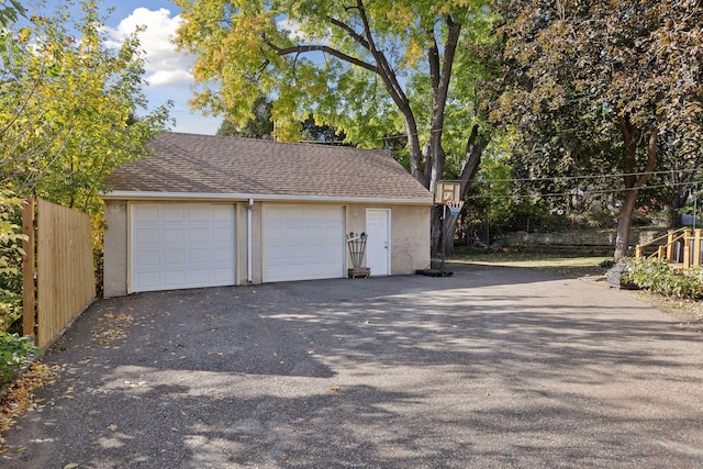 3522 Benjamin St NE, Minneapolis, MN 55418 - detached garage featuring fence