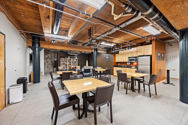 view of dining room