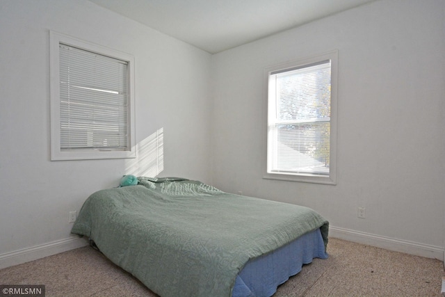 bedroom with carpet flooring