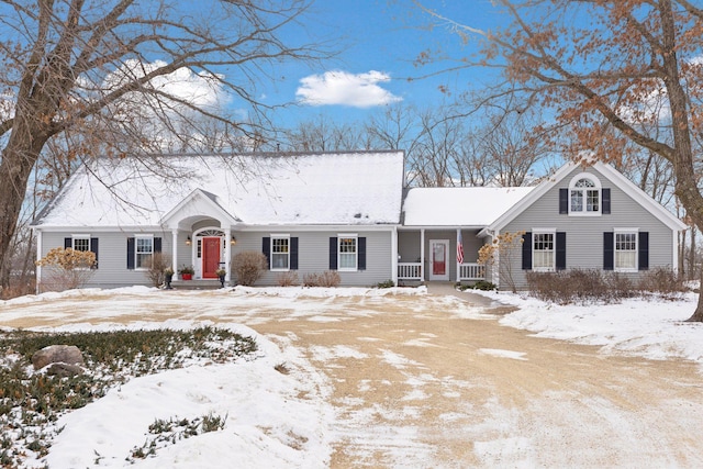 view of ranch-style house