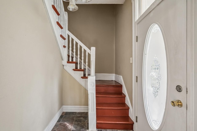 view of entrance foyer