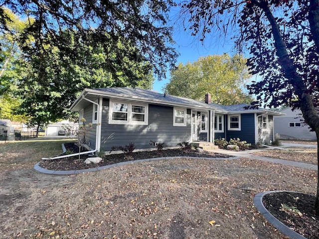 view of ranch-style house