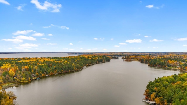 property view of water