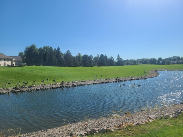 property view of water