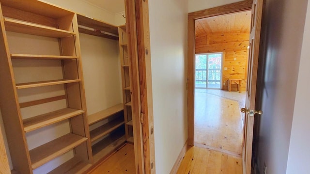 view of closet