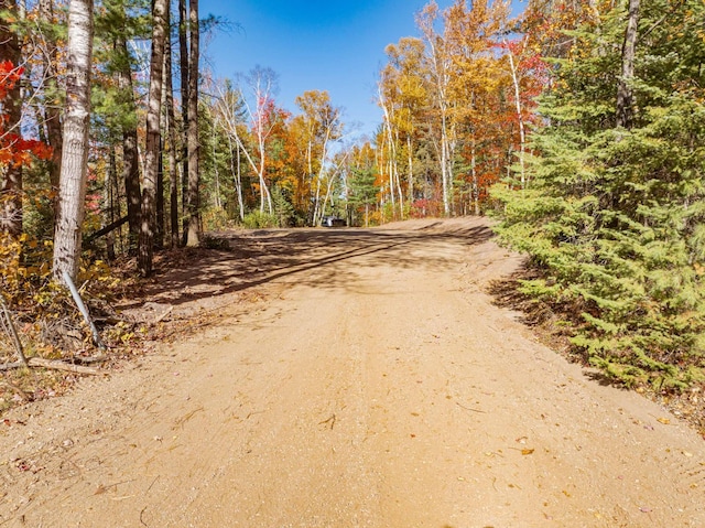 view of road