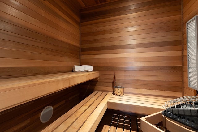 2172 Shadywood Rd, Orono, MN 55391 - relaxing sauna / steam room with wood walls