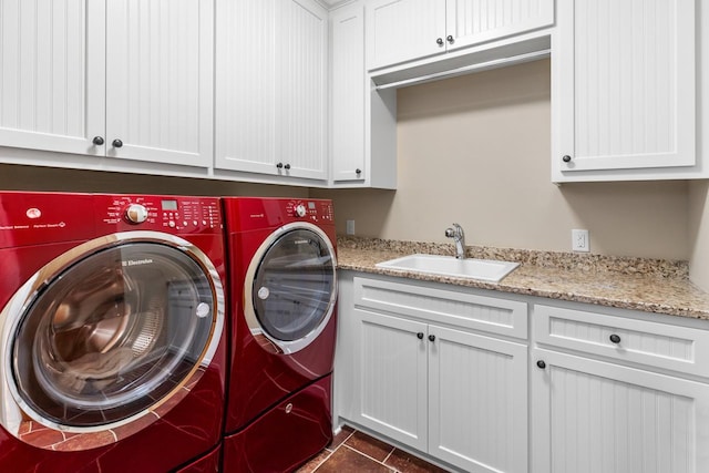 2172 Shadywood Rd, Orono, MN 55391 - laundry area featuring washing machine and dryer and cabinet space