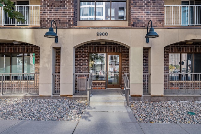 view of entrance to property